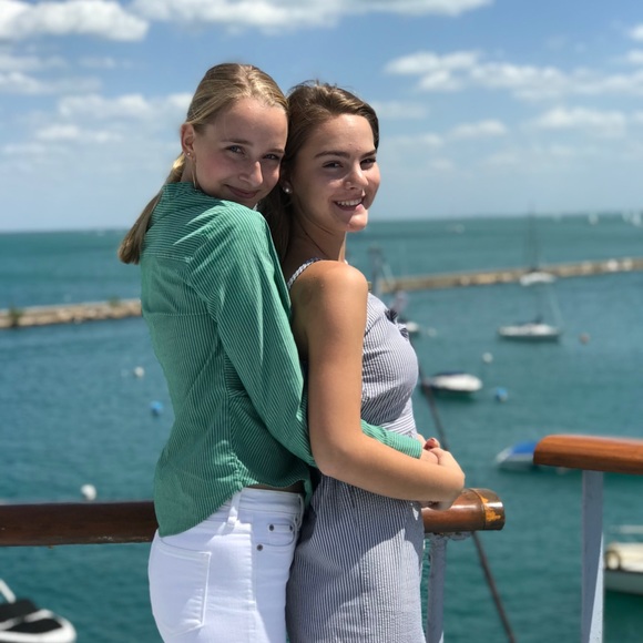 Maeve Anthropologie Striped Knotted Shirt - Picture 3 of 3